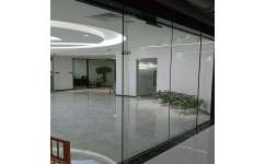 统沃隔断 电动感应门 上海统沃装饰工程
